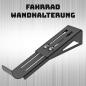 Preview: Innbee® Fahrrad Wandhalterung Fahrradaufhängung Wand Fahrradhalter Schwarz Stahl
