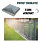 Preview: Innbee® 10 x Pfostenkappe 40x40 Zaun Kappe Stahl Konisch Deckel Zink Abdeckkappe
