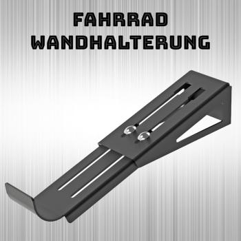 Innbee® Fahrrad Wandhalterung Fahrradaufhängung Wand Fahrradhalter Schwarz Stahl