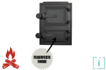 Innbee® Revisionstür 342x258 Backofentür Gusseisen Räucherei Ofentür Kacheltür