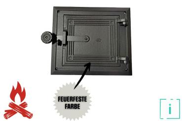 Innbee® Revisionstür 280x250 Backofentür Gusseisen Räucherei Ofentür Kacheltür