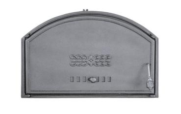 Innbee® Backofentür 700x460 Gusseisentür für Kamin Ofen Grill Holzofen Backofen In-1301