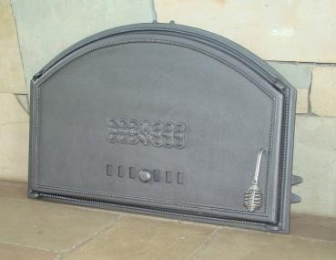 Innbee® Backofentür 700x460 Gusseisentür für Kamin Ofen Grill Holzofen Backofen In-1301