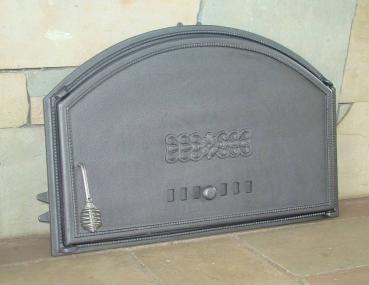 Innbee® Backofentür 700x460 Gusseisentür für Kamin Ofen Grill Holzofen Backofen In-1302