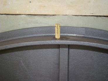 Innbee® Backofentür 610x480 Gusseisentür für Pizzaofen mit Hitzebeständiges Glas In-2205