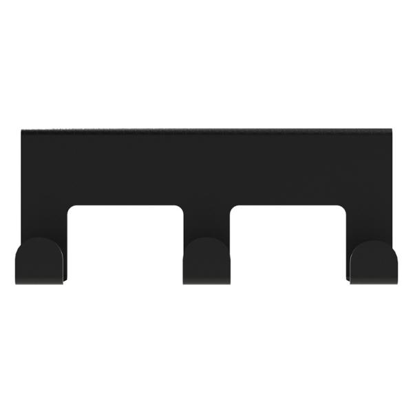 Innbee® Schubladentürhaken Türhaken Schwarz Haken Metall Hakenleiste Küche Regal