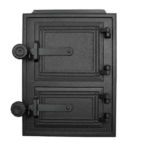 Innbee® Revisionstür 342x258 Backofentür Gusseisen Räucherei Ofentür Kacheltür