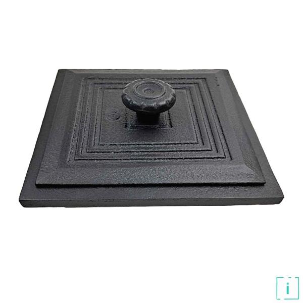 Innbee® Revisionstür 170x165 mm Backofentür Gusseisen Räucherei Ofentür Aschetür