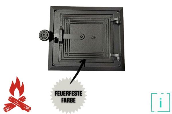 Innbee® Revisionstür 280x250 Backofentür Gusseisen Räucherei Ofentür Kacheltür