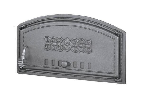 Innbee® Backofentür 490 x 280 Pizzaofentür Gusseisen Brotofen Ofentür Kacheltür - In1002