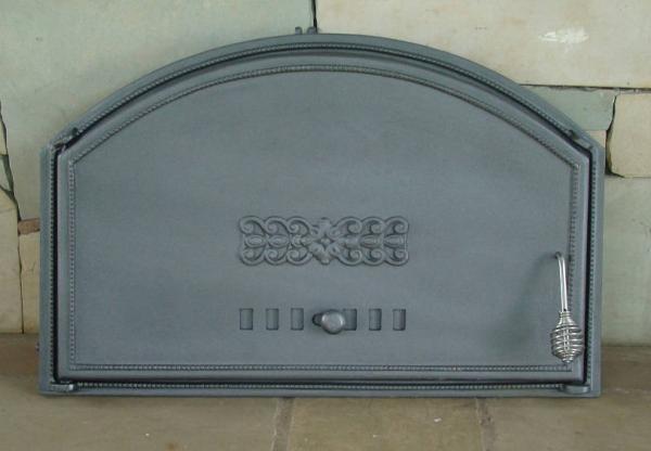 Innbee® Backofentür 700x460 Gusseisentür für Kamin Ofen Grill Holzofen Backofen In-1301