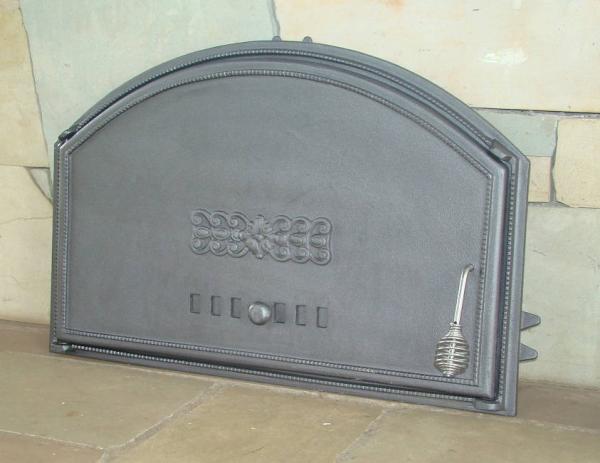 Innbee® Backofentür 700x460 Gusseisentür für Kamin Ofen Grill Holzofen Backofen In-1301
