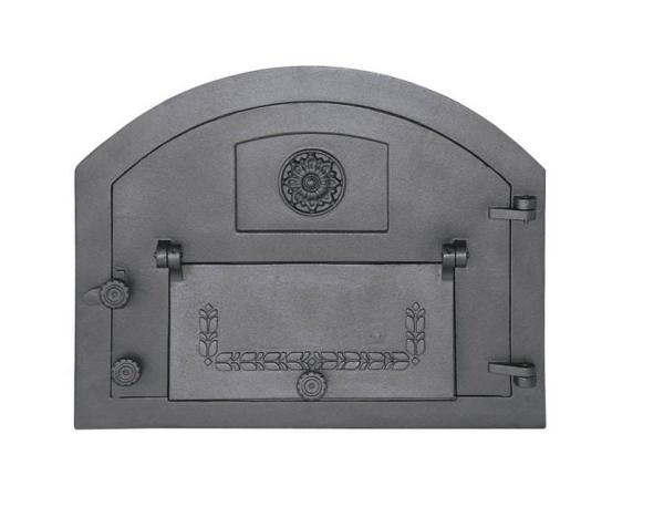 Innbee® Backofentür 610x480 Gusseisentür für Pizzaofen In-2202