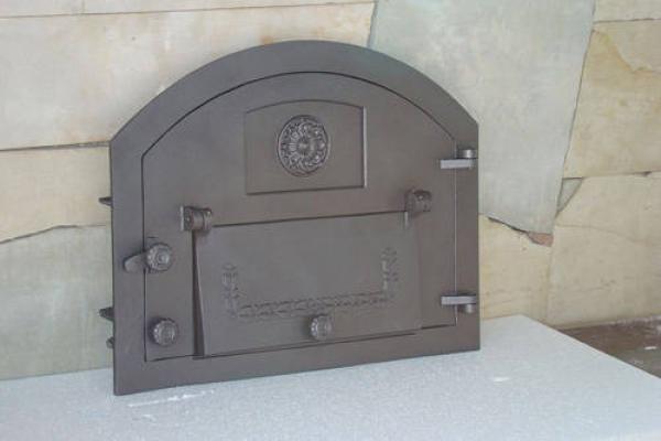 Innbee® Backofentür 610x480 Gusseisentür für Pizzaofen In-2202