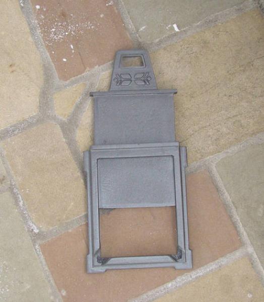 Innbee® Gusseisen 240x19 Luftregulierung Rauchklappe zur Regulierung des Abgasstroms für Kamin und Ofen In-2701