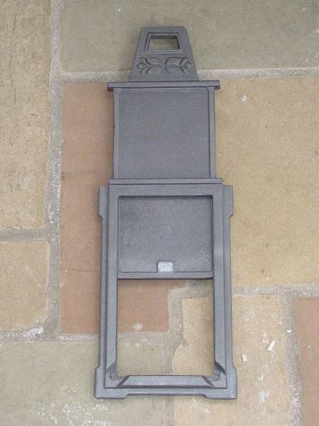Innbee® Luftregulierung 285x175 Gusseisen  Rauchklappe zur Regulierung des Abgasstroms für Kamin und Ofen In-2702