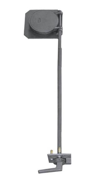 Innbee® Gusseisen Luftregulierung 220 x 220 – Rauchklappe zur Regulierung des Abgasstroms für Kamin und Ofen  In-2706