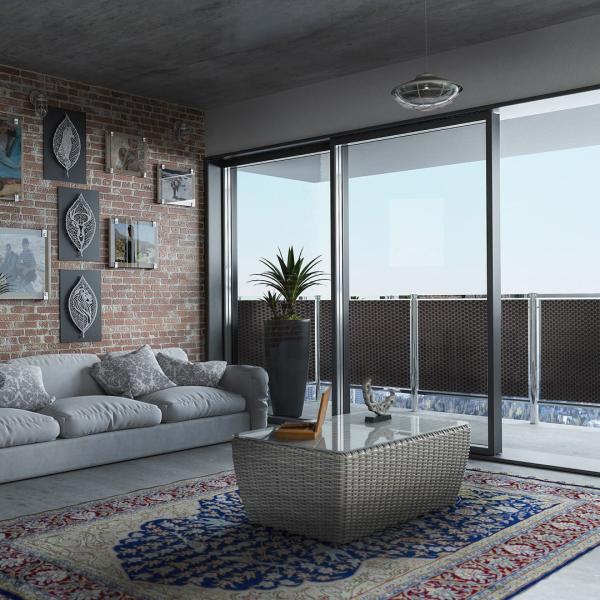 Innbee® Höhe 90cm Balkonverkleidung Balkonbespannung Sichtschutz Balkon PE-Rattanoptik 17,99€/m2